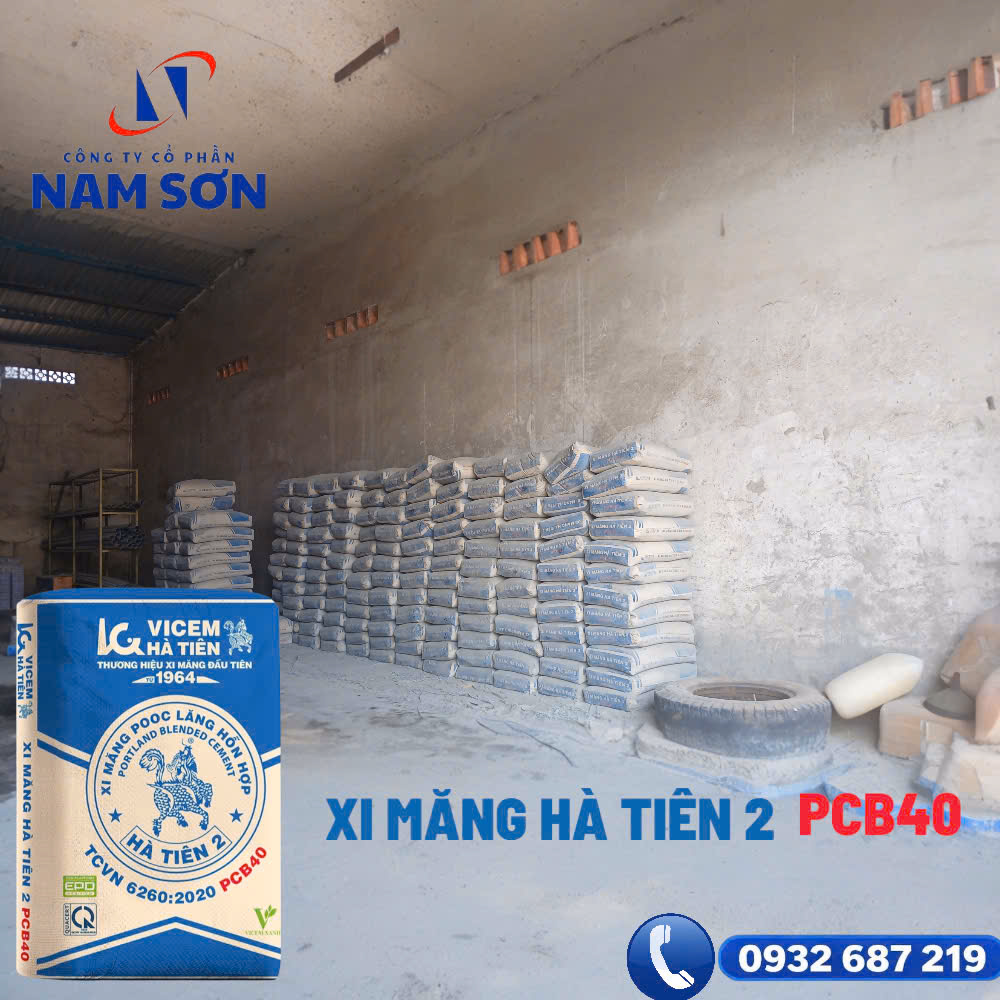 Xi măng Hà Tiên 2 - Kho tại Công ty Cổ phần Nam Sơn