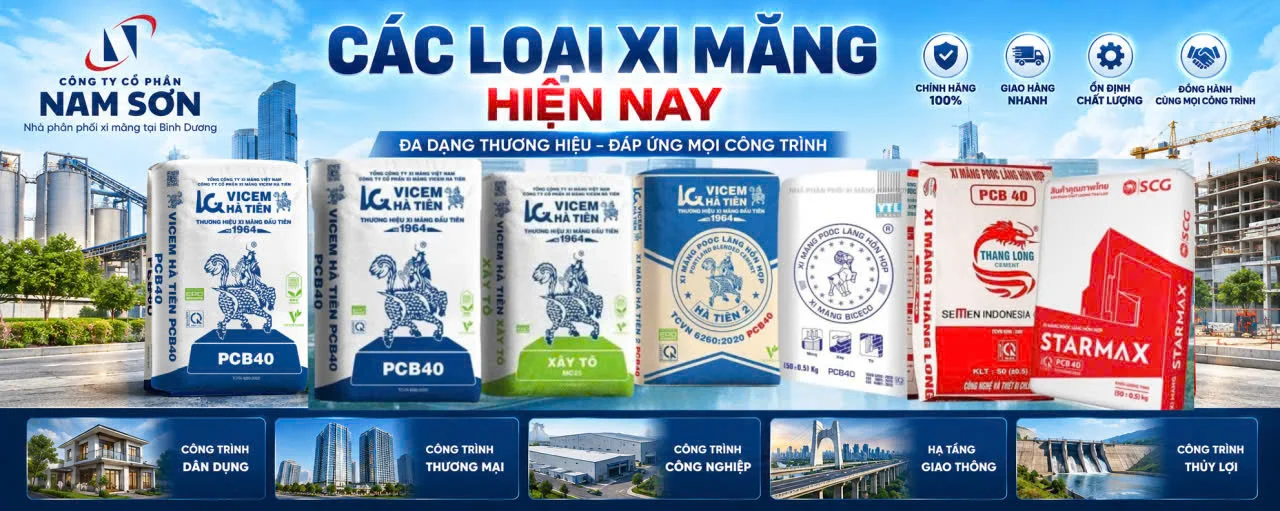 nhà phân phối xi măng bình dương