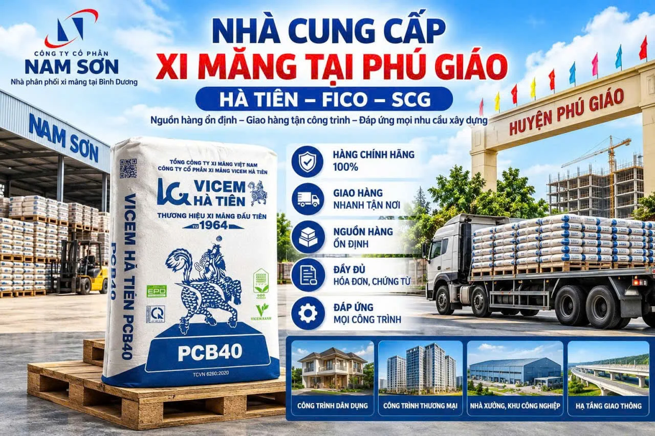 nhà cung cấp xi măng tại phú giáo