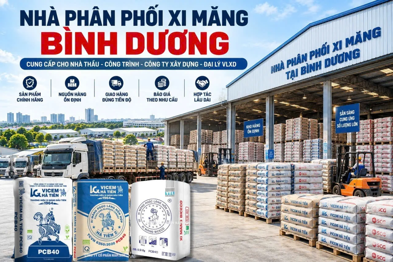 nhà phân phối xi măng bình dương